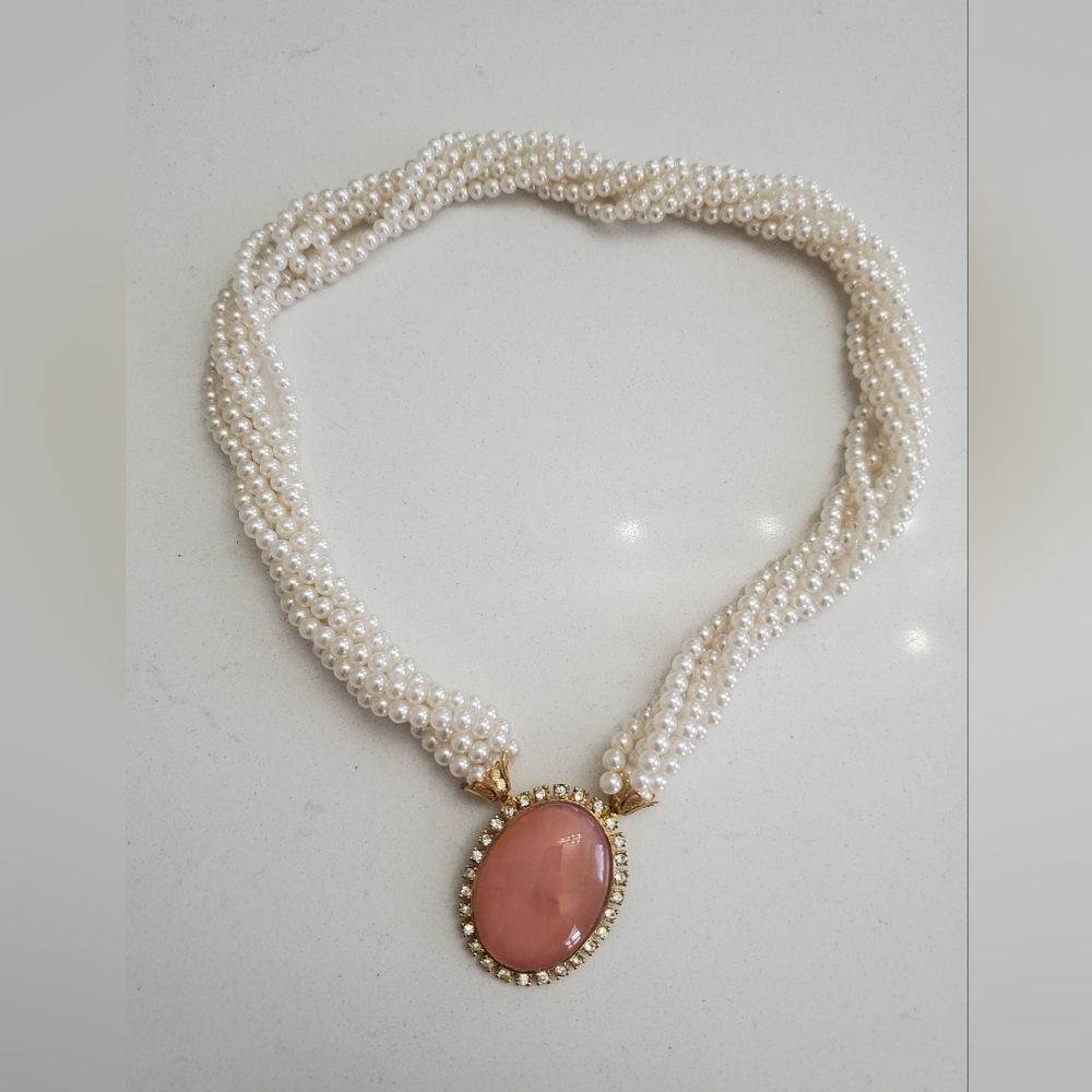 Vintage Pearl Chocker Necklace